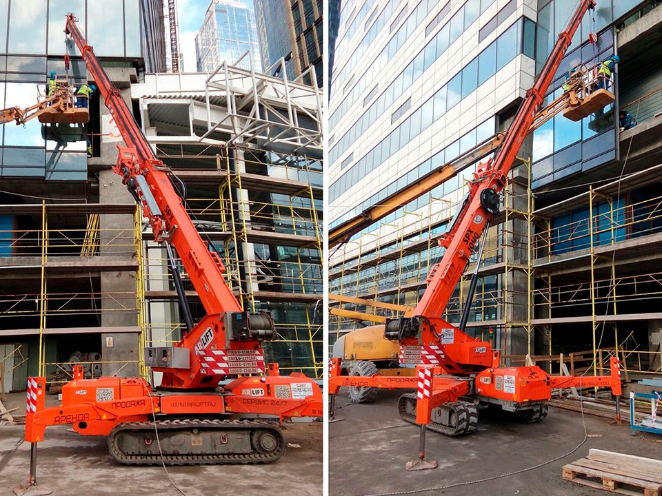 Verglasung Moskau City mit SPD360CDH und SPX1275CDH