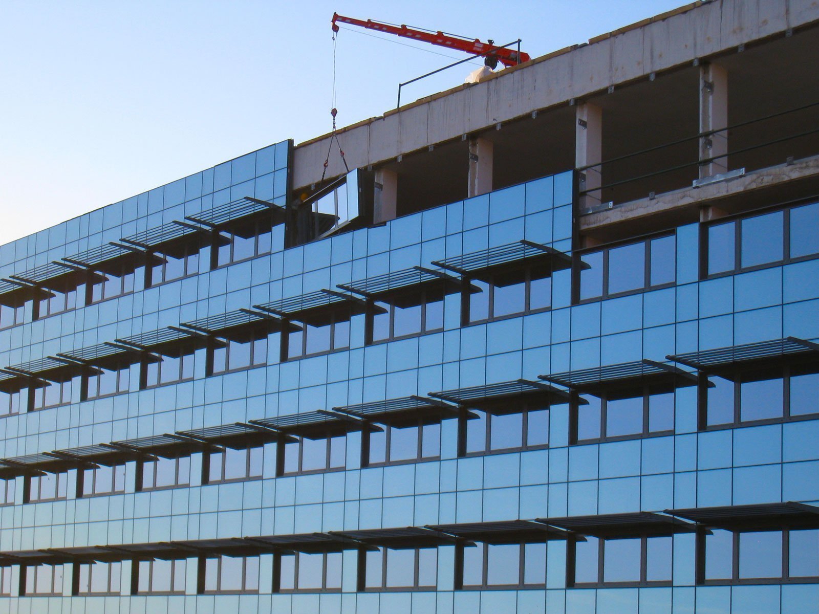 Glasfassadenbau mit Permasteelisa