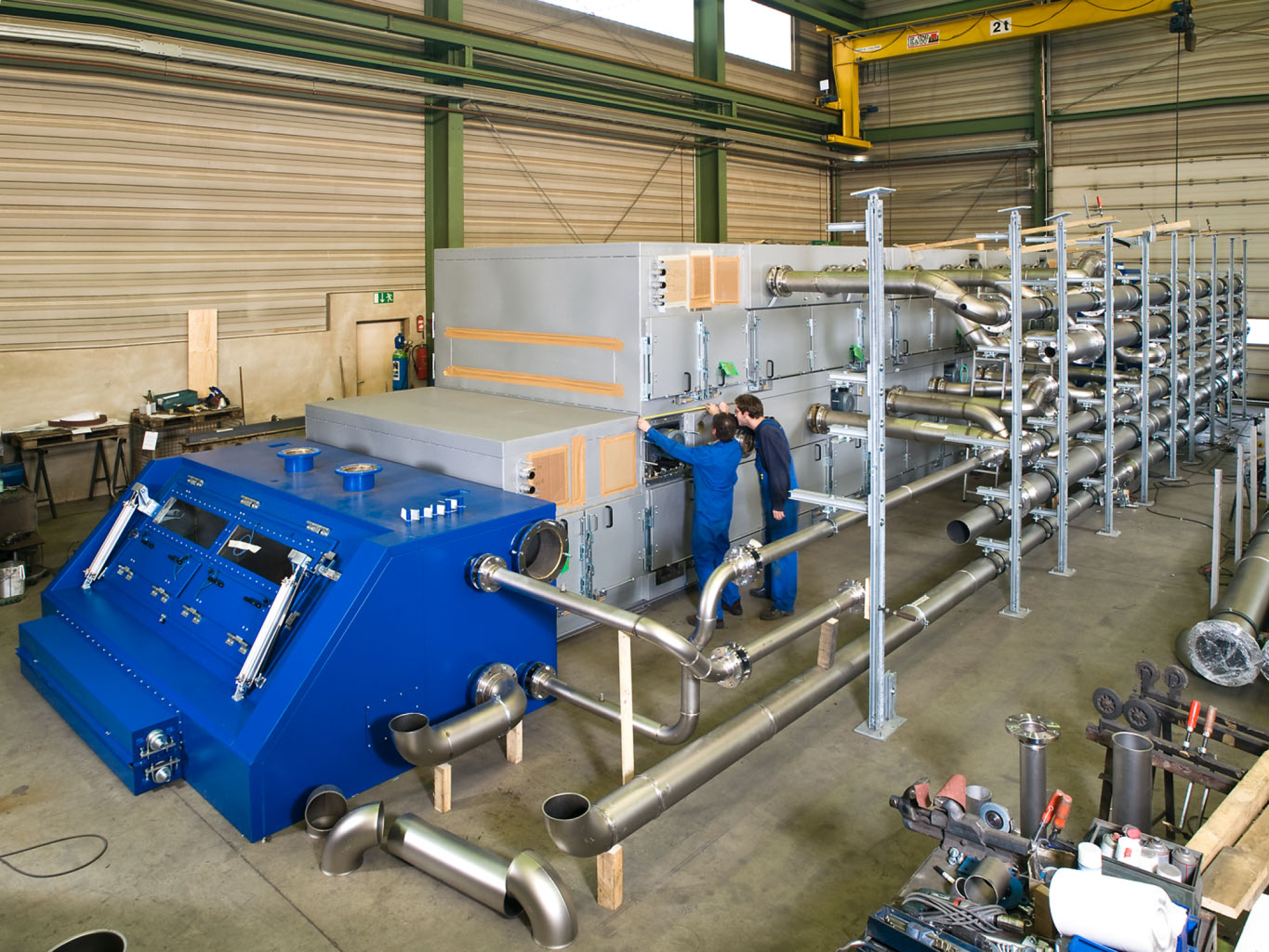 Gasdichte Inertgasanlage
