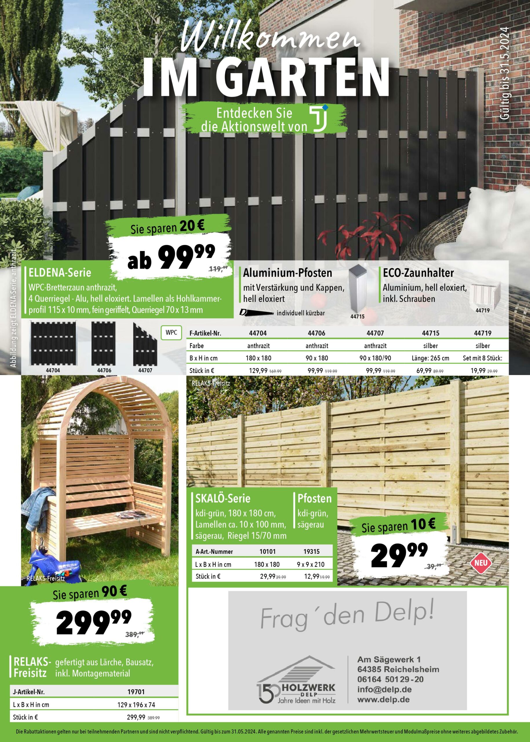 Prospekt/Beileger Holzwerk Delp