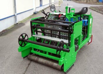 Verlegemaschine VBS 100 K für Bitumenbahnen