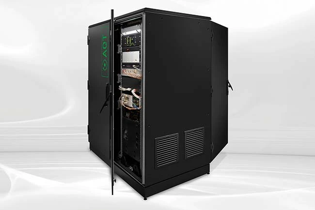 Rack-montierter Ionenfallen-Quantencomputer