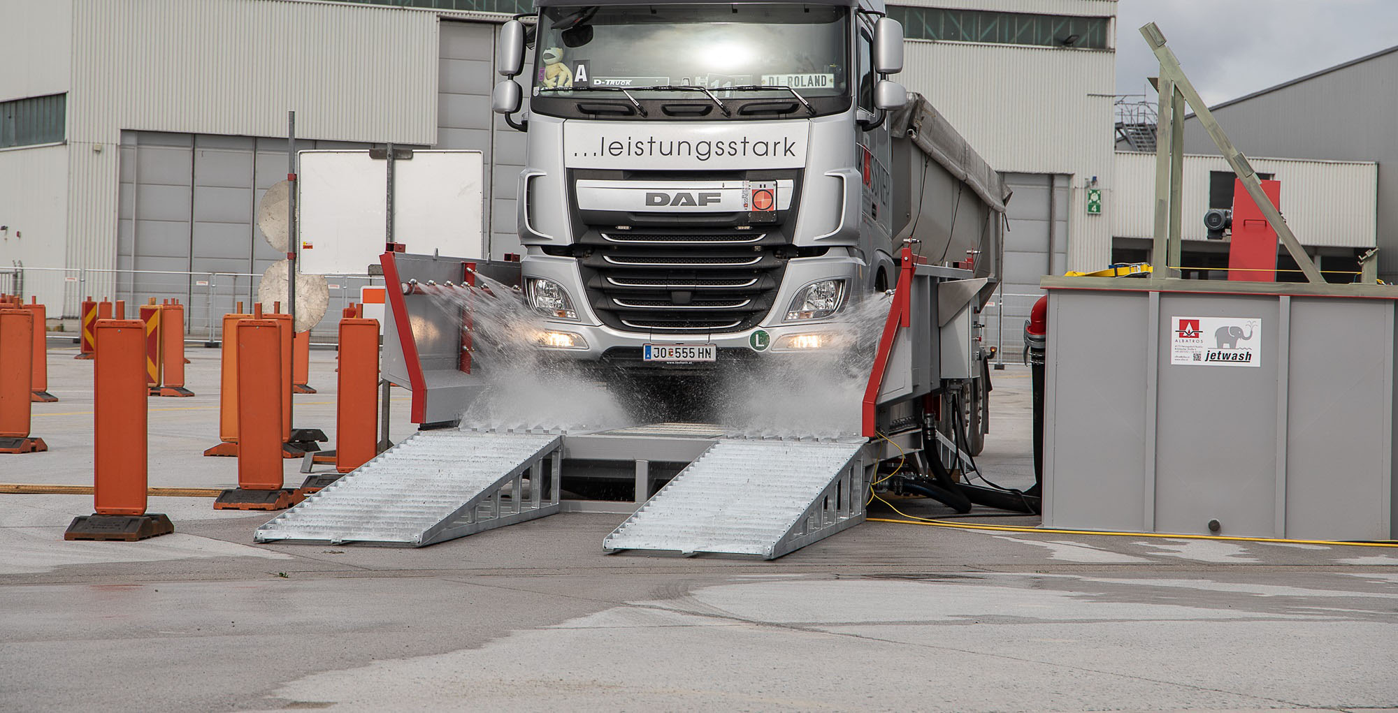 Reifenwaschanlage