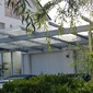 Carport aus Verbundsicherheitsglas