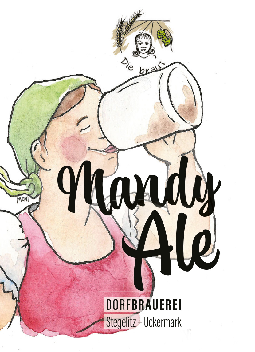 Bieretikett Mandy