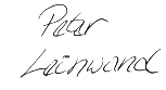 Lichtkontor – Unterschrift Peter Leinwand
