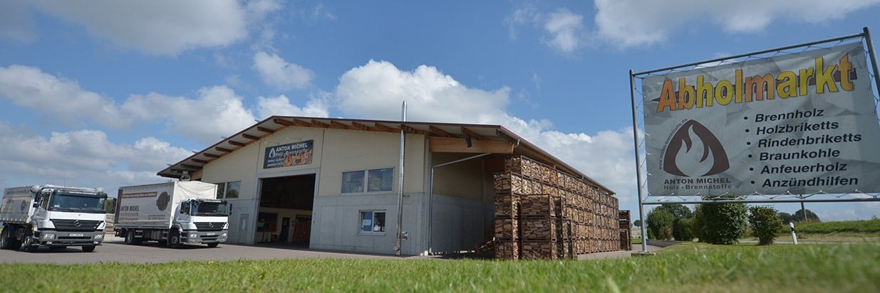 Abholmarkt für Brennholz und Holz-Brennstoffe