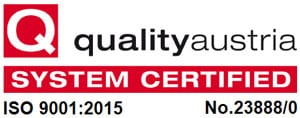 ISO 9001:2015-Zertifikat