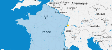Einsatzgebiet Frankreich und Umgebung