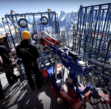 Projekt Coursive de l'Aiguille du Midi