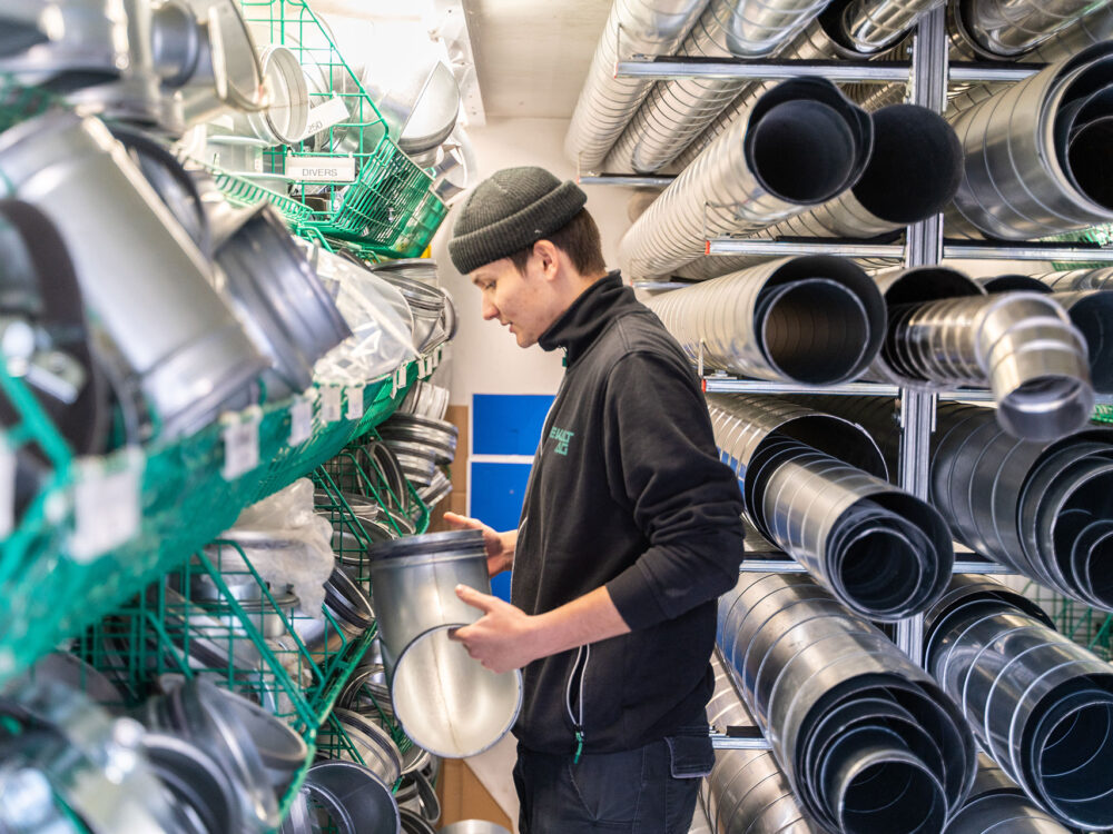 Anlagentechnik im Einsatz