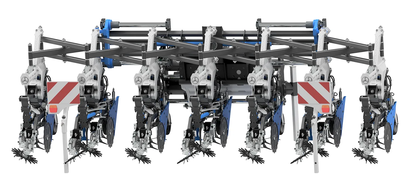 X-ADJUST Detail – Verstellmechanik der Reihenbreite
