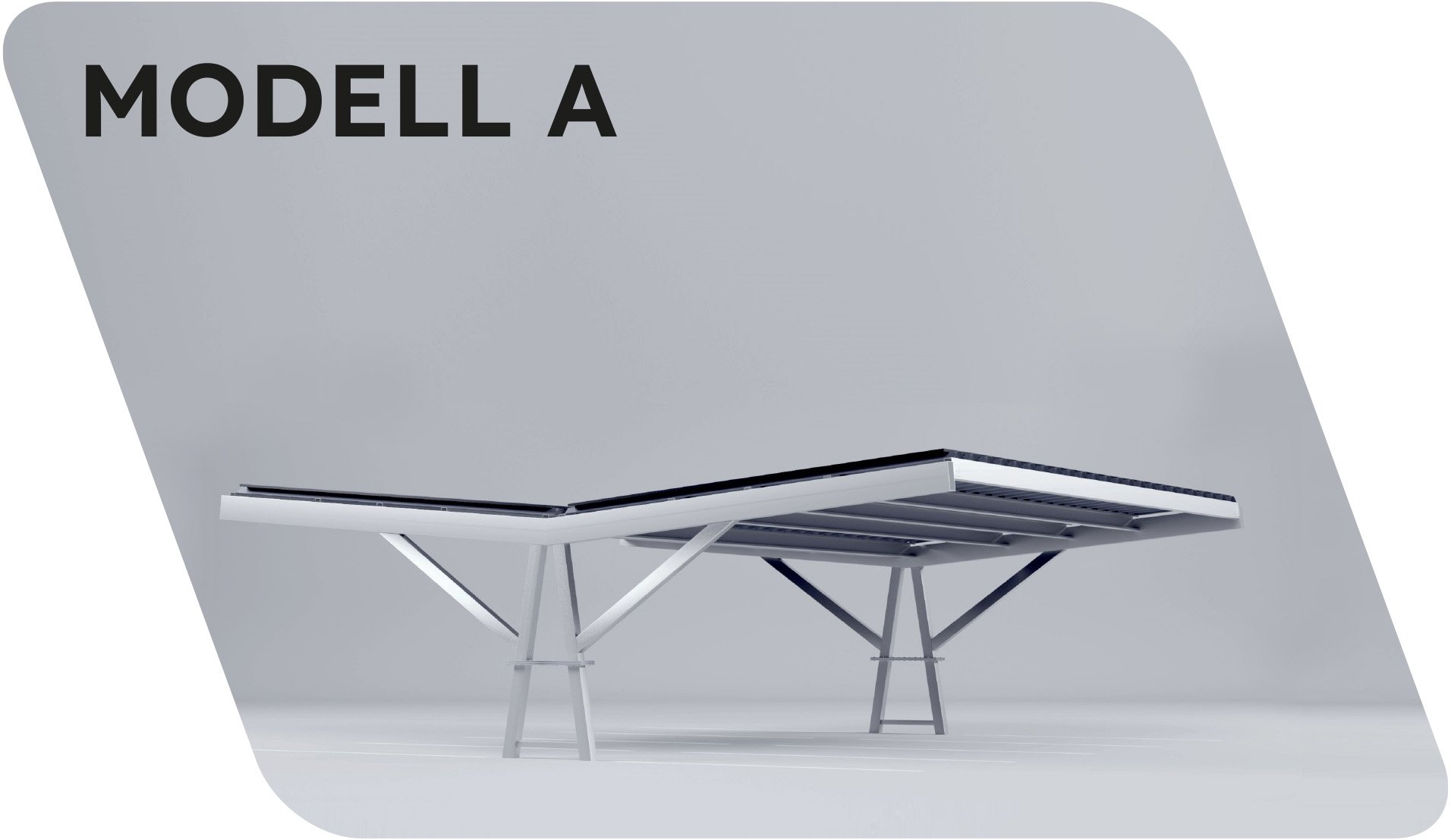Carport Modell A (alpine Schneelasten)