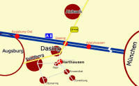 Anfahrtsskizze Standort Harthausen