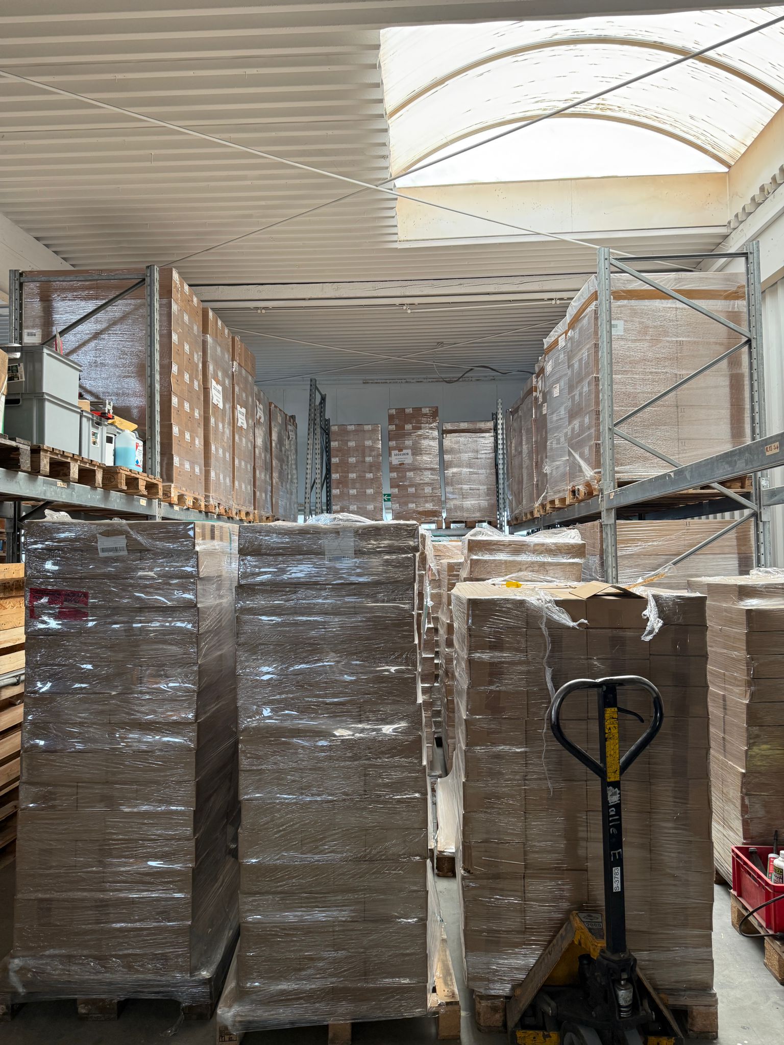 Verpackte Palettenlieferung für Fachhandel