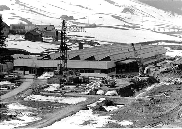 Fabrikneubau in Le Locle, 1967