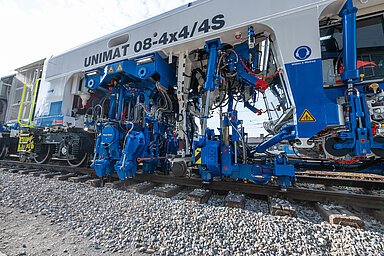 Track maintenance with Plasser machines
