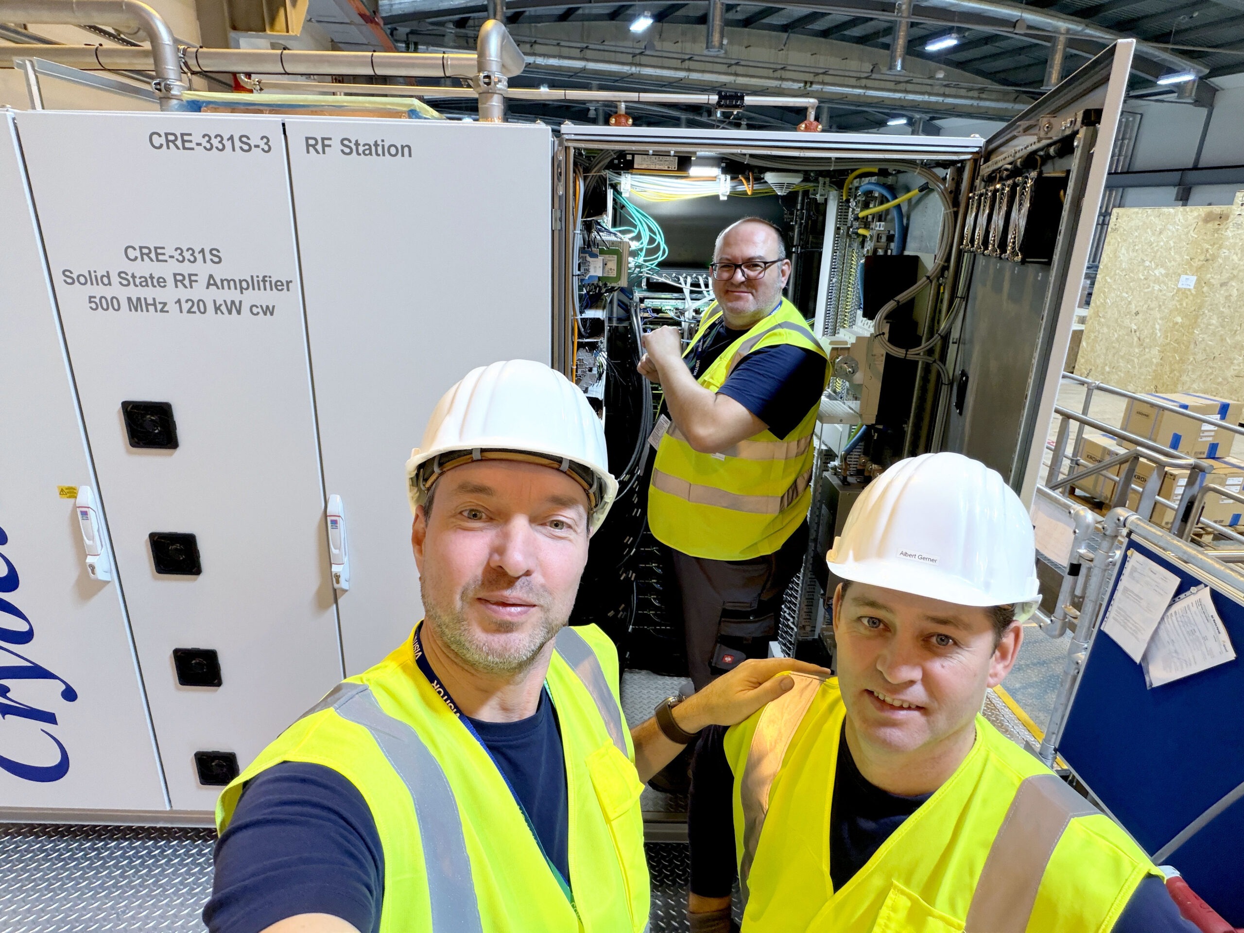 Inbetriebnahme bei Diamond Light Source, UK