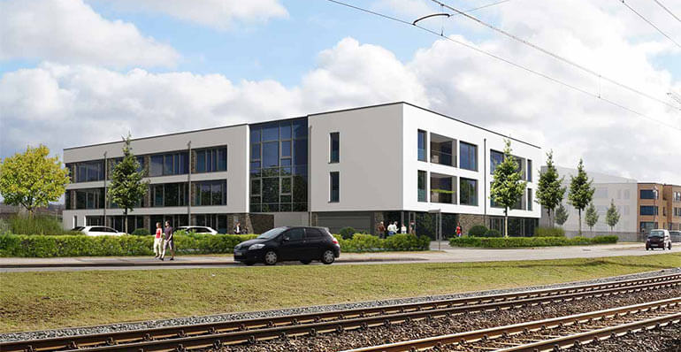 Neubau Wohn- und Geschäftshaus Pier 48, Rostock