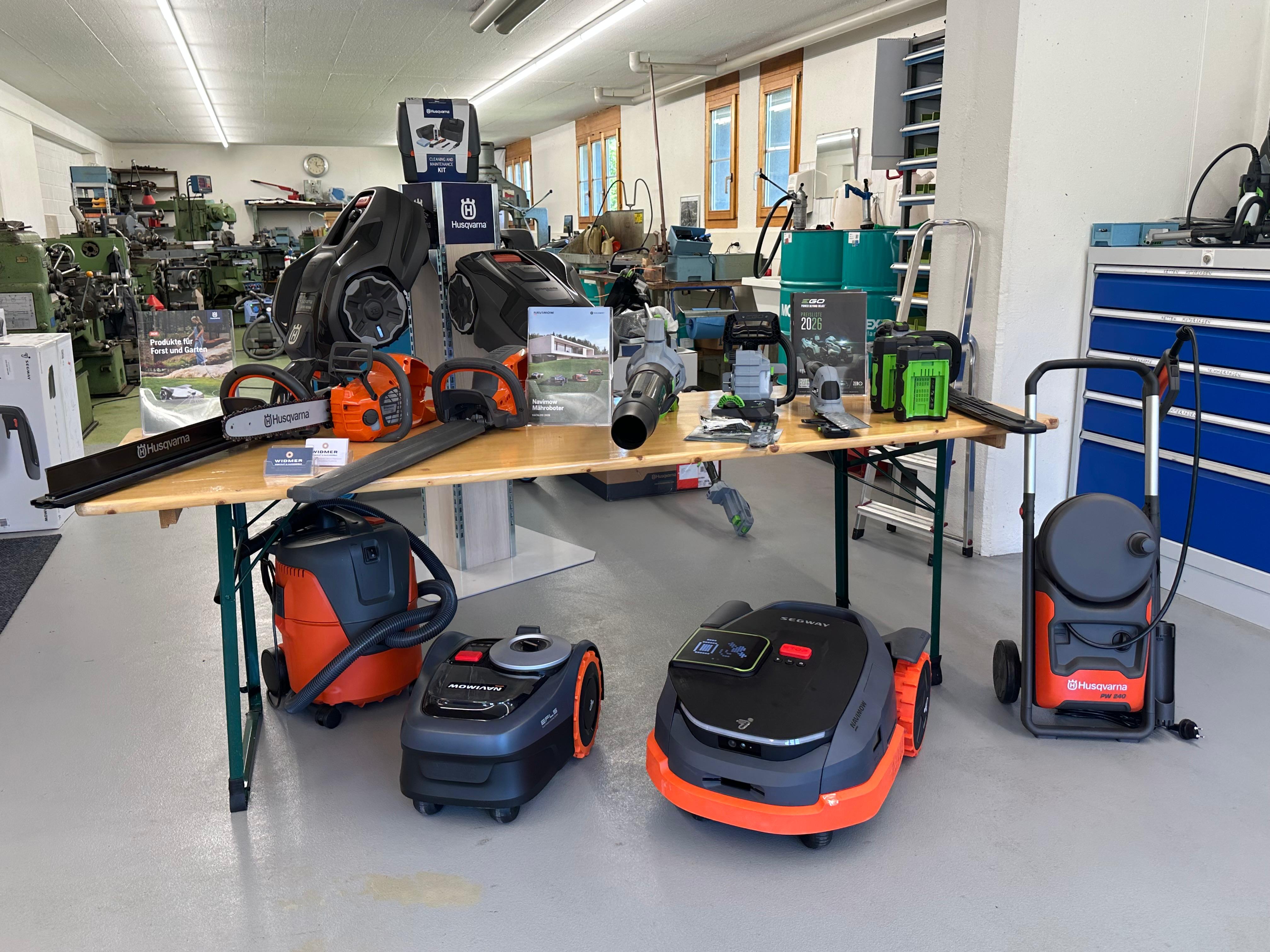 Service und Reparatur von Motorgeräten