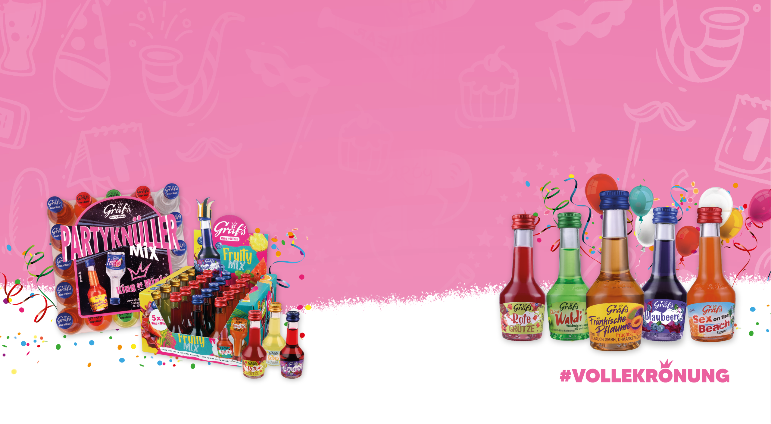 Gräf's Party-Minis – 20-ml-Kleinflaschen