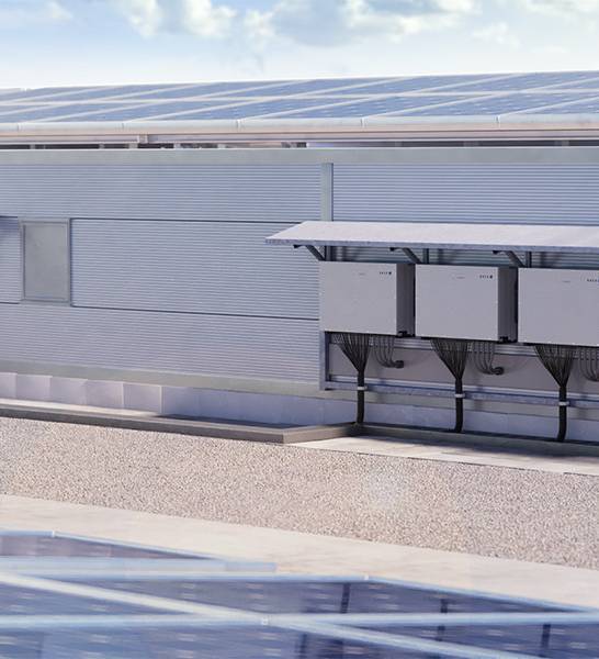 Inverters for commercial roofs