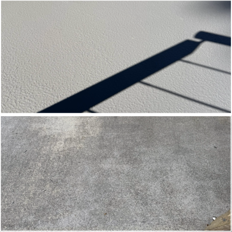 Betonfläche nach Oberflächenbearbeitung