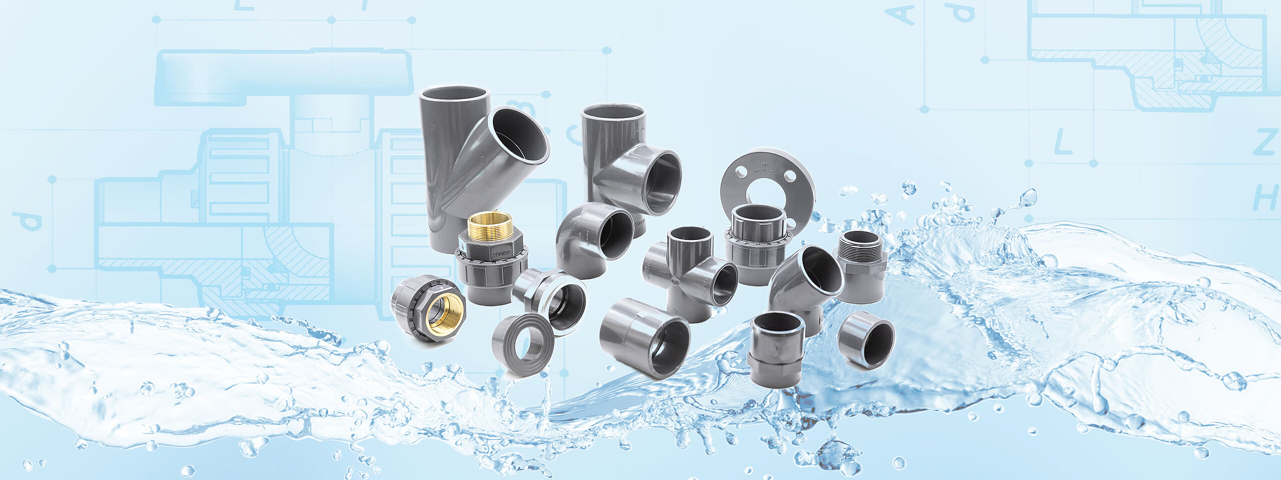 Comer Fittings aus PVC-U