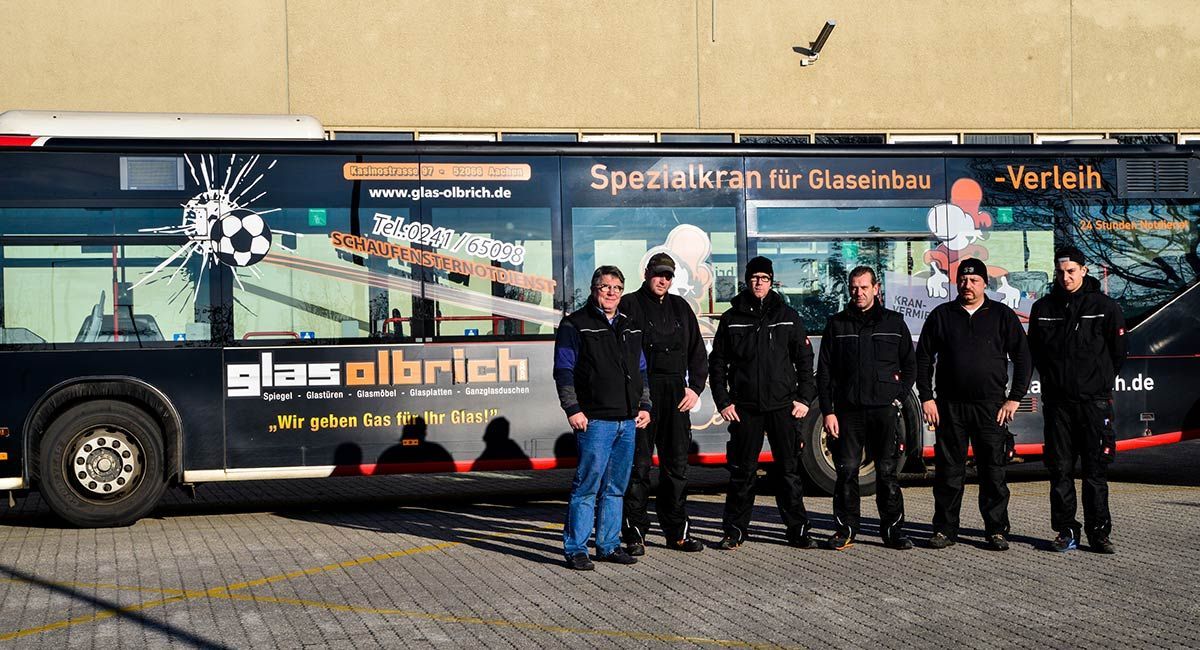 Glaserei-Team
