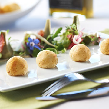 Serviervorschlag Pão de Queijo