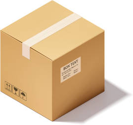 Packaged spare parts shipment