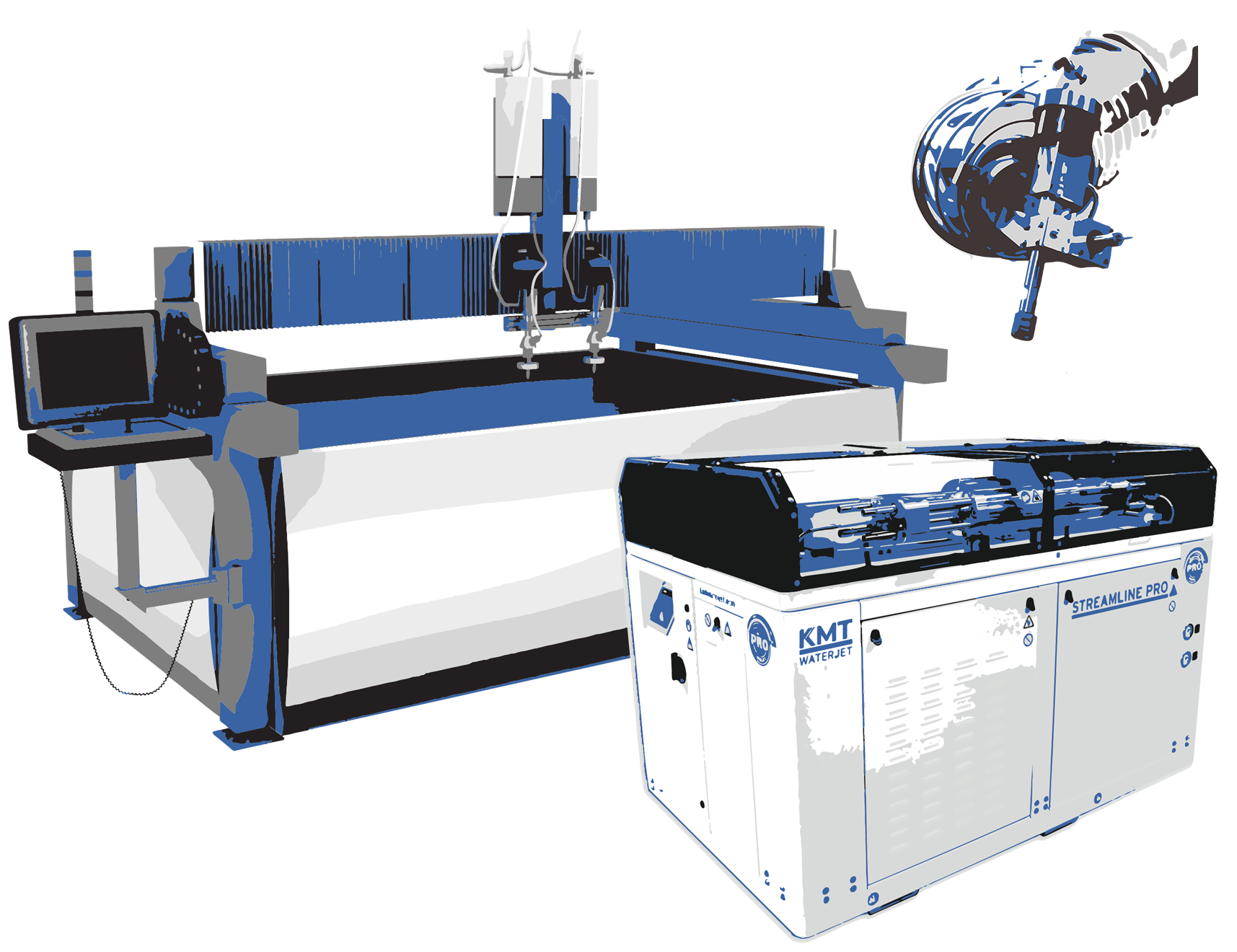 KMT Waterjet – Fertigung