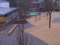 Schoolyard design of a primary school in Dresden