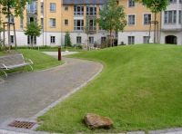 Senior residence Hilchenbach, entrance with mounds