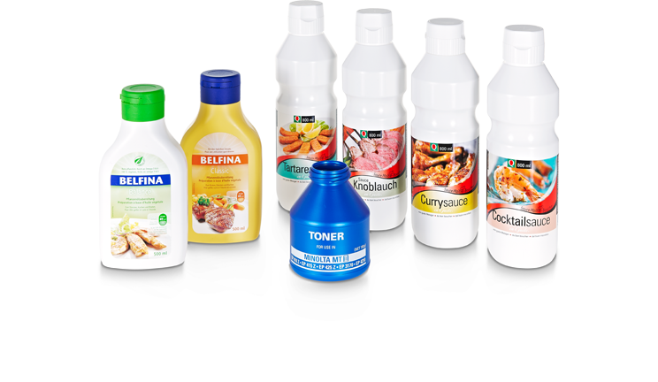 Individuelle Flaschen und Behälter (10–2000 ml)