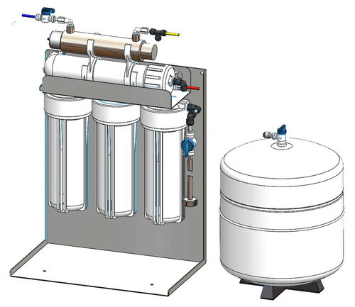 Umkehrosmoseanlage BO-RO-6/UV-EC-L