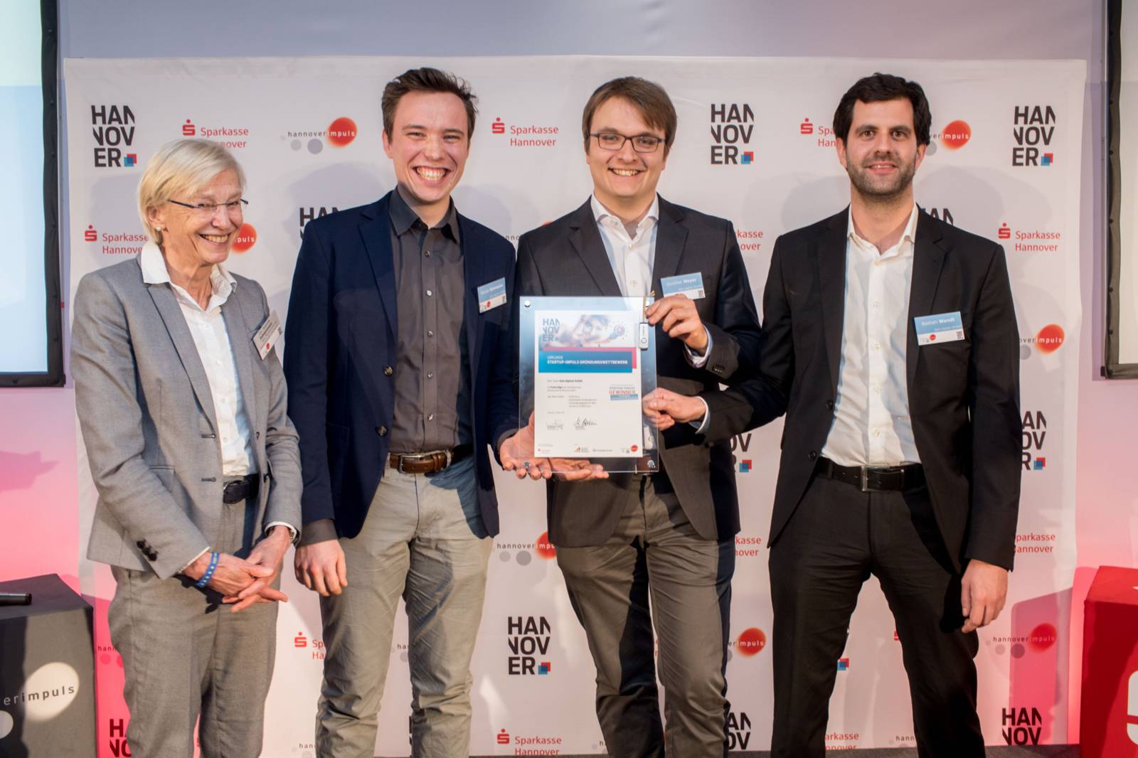 Sonderpreis "Universität & Wissenschaft" beim Startup-Impuls 2018