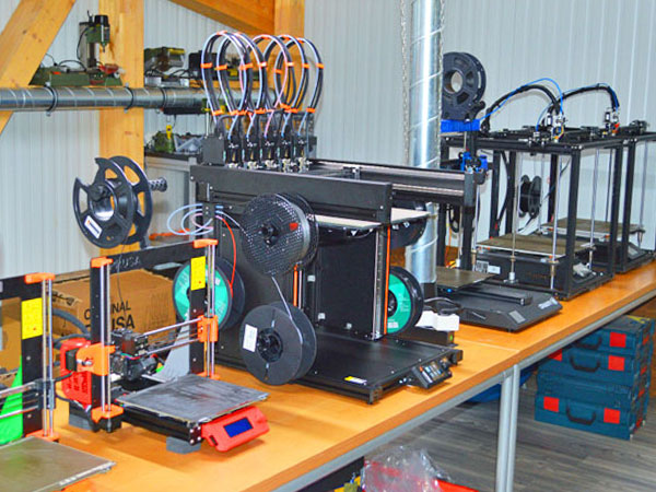 3D-Drucker im Betrieb