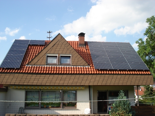 Anlage Fecker in Jungingen, 6,3 kWpeak, SunPower-Module