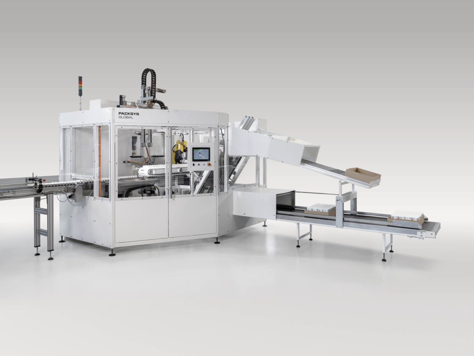 BoxButler – unpacking machine for tubes