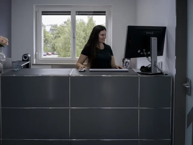 Empfangsbereich Haut- und Laserpraxis