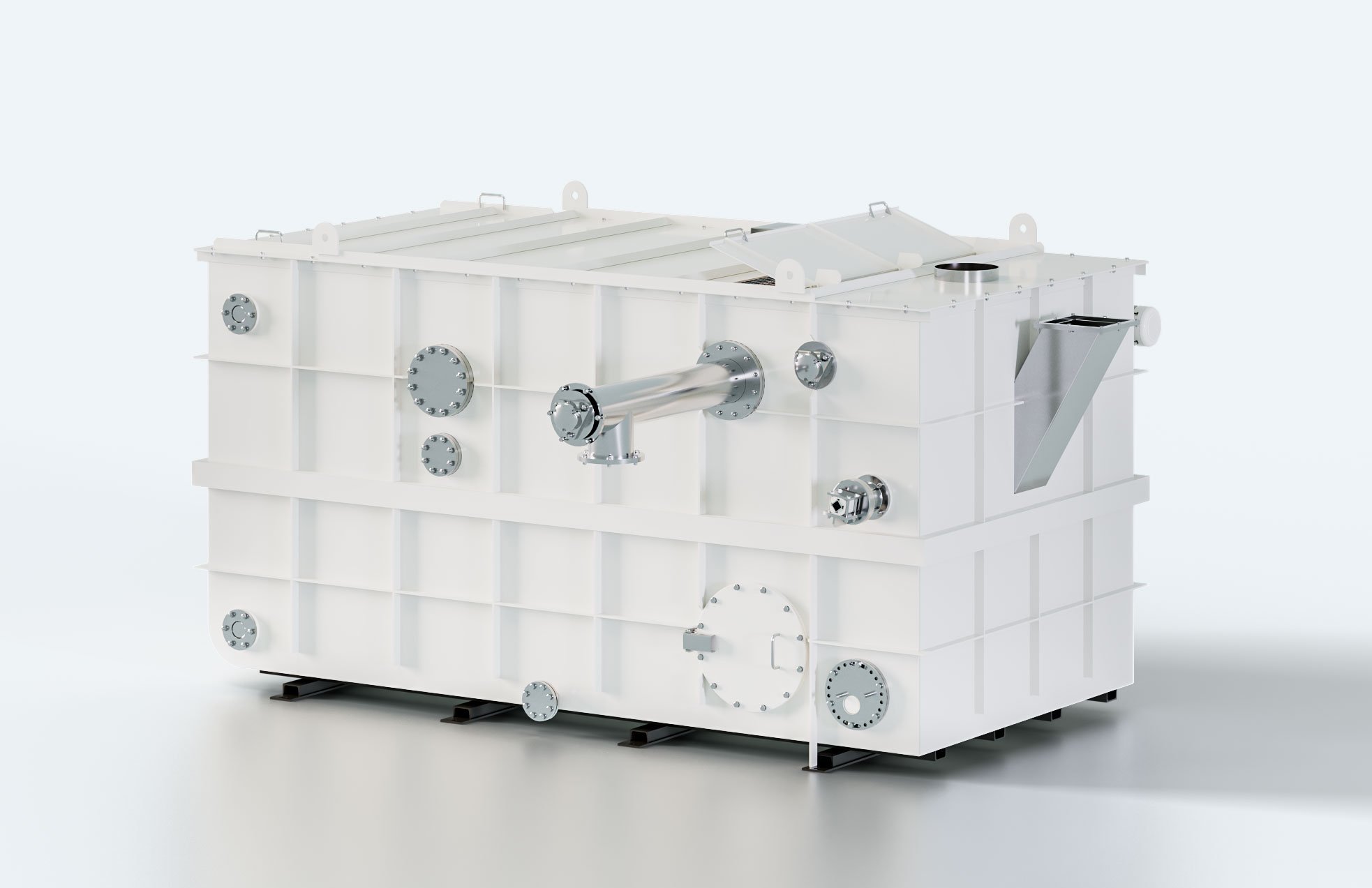 HF sediment separator