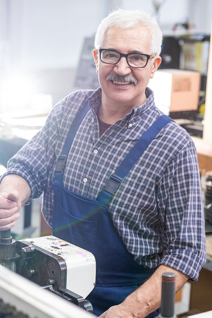 Maschineneinstellung in der Produktion