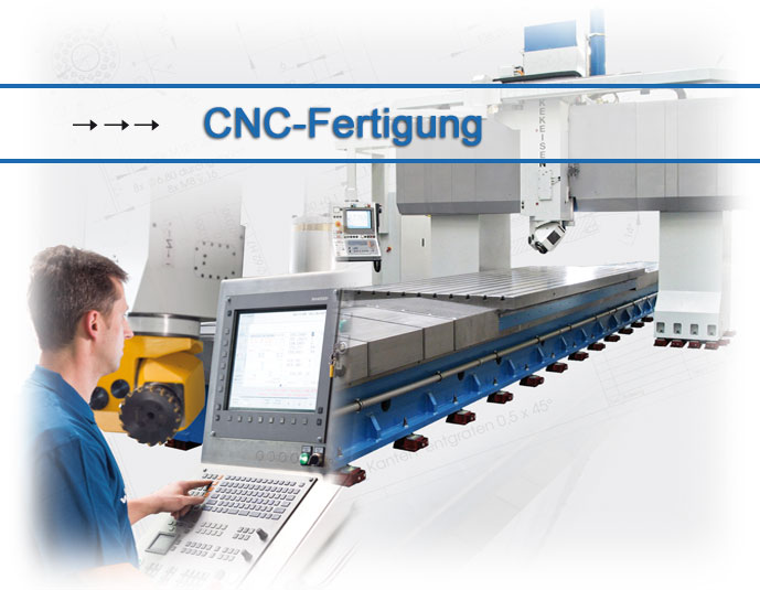 CNC-gefertigte Bauteile