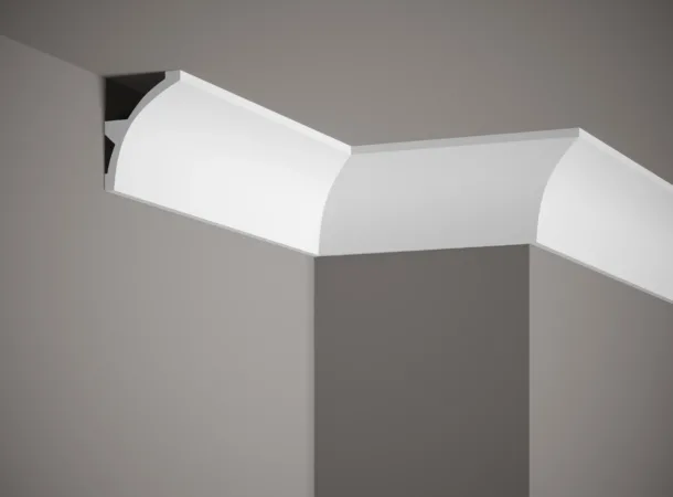 Deckenleiste MDB080 (Gzyms LED, 200 x 8 x 6 cm)