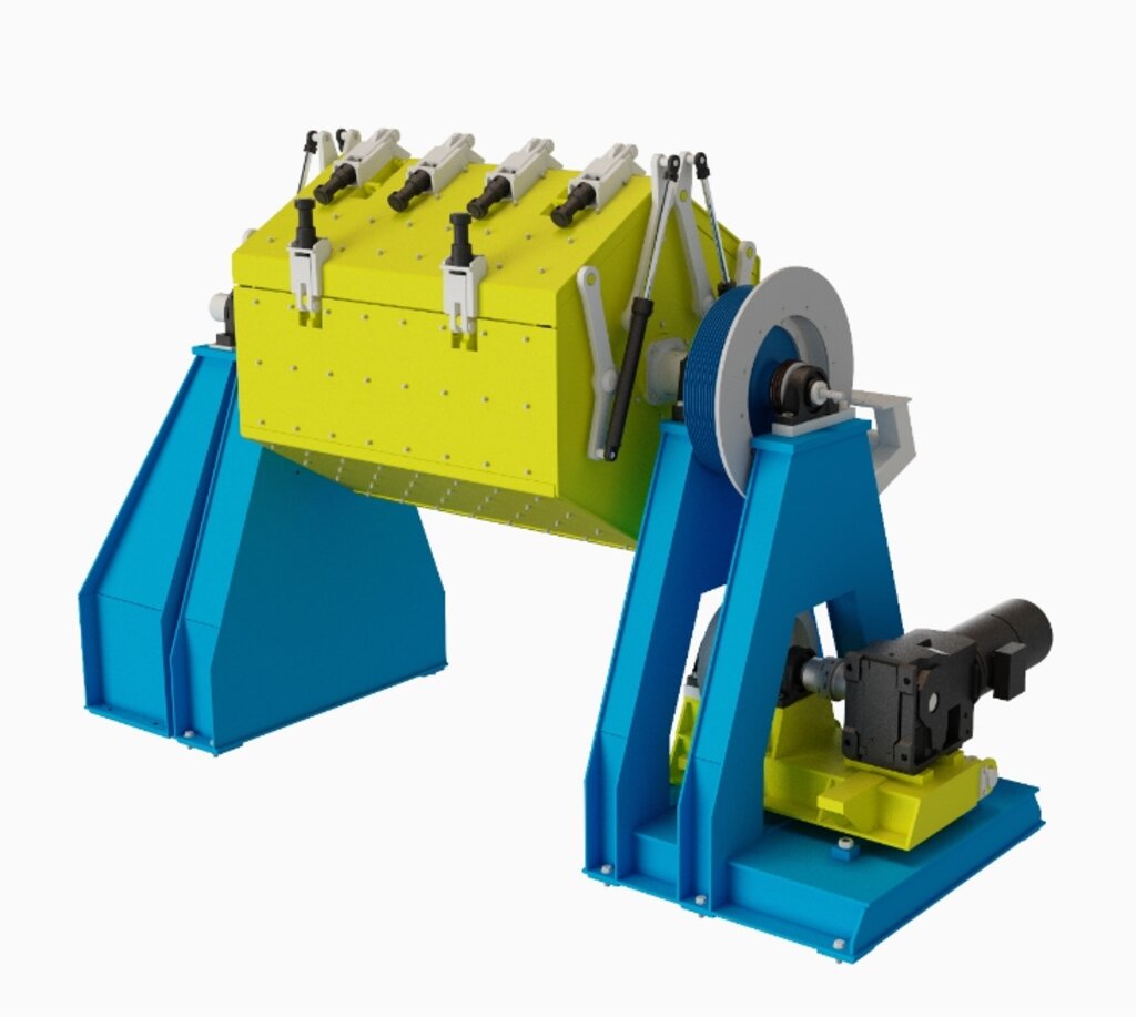 Entgratungs-/Rommeltrommel für Massenteile bis 4500 kg