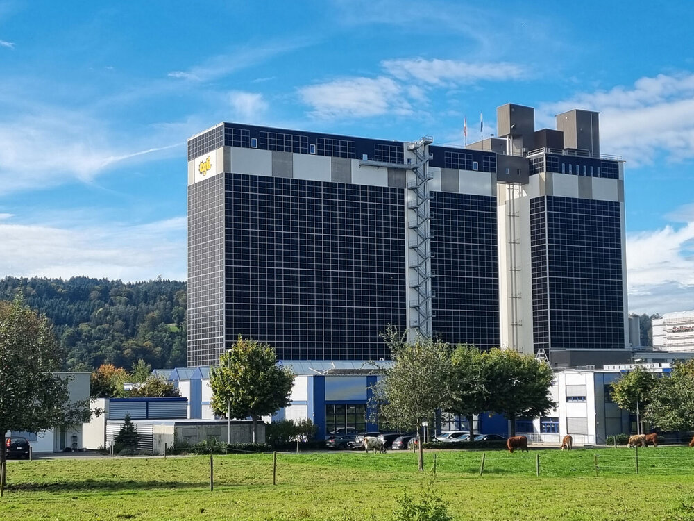Photovoltaik-Fassade Egli Mühlen