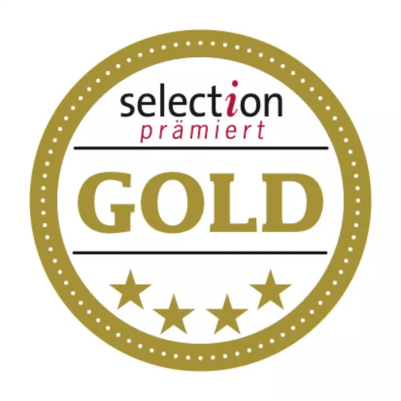 Goldmedaille Selection 2022 für einen Edelbrand