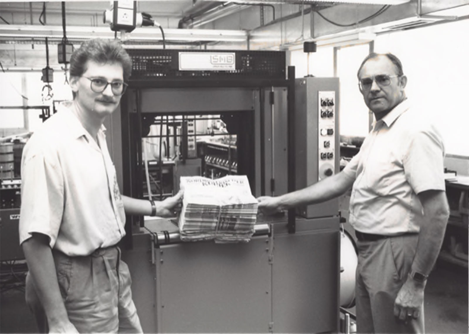 Historie 1993: 2000 Umreifungsmaschinen ausgeliefert