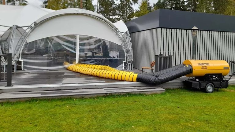 Mobiler Tent-Heizer